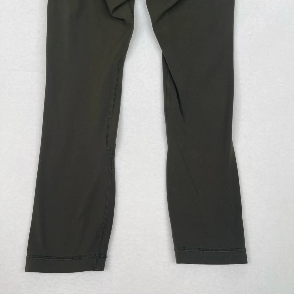 Lululemon Align Crop Pants 21 Dark Olive Size 2